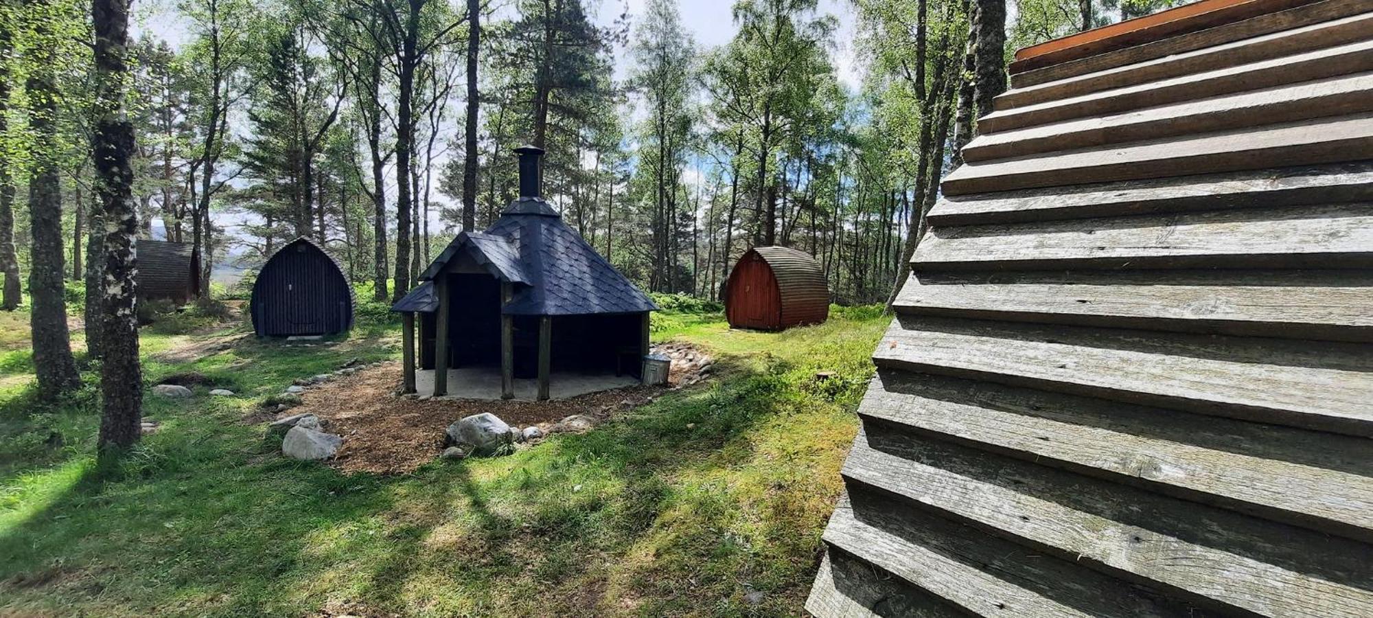 Lagganlia Lodges And Camping Pods Kincraig Exterior photo